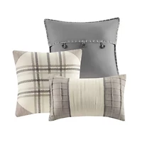 Ridge 7 Piece Herringbone Comforter Set