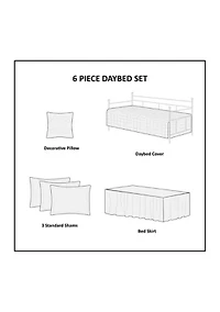 Quebec 6 Piece Reversible Daybed Cover Set