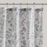 Bonnie Printed Seersucker Shower Curtain