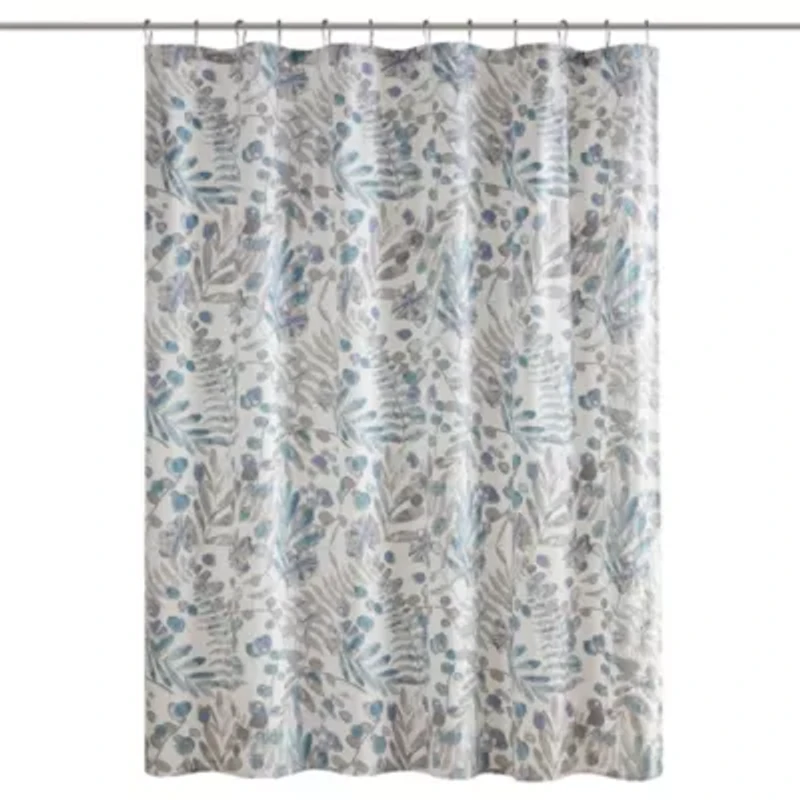 Bonnie Printed Seersucker Shower Curtain