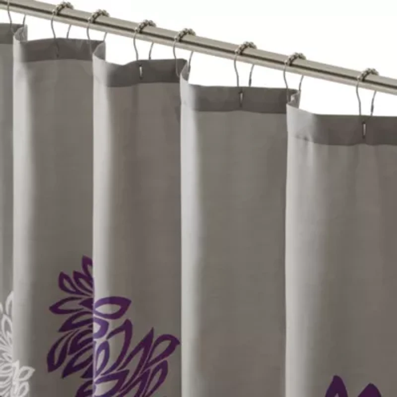 Maible Printed Floral Shower Curtain