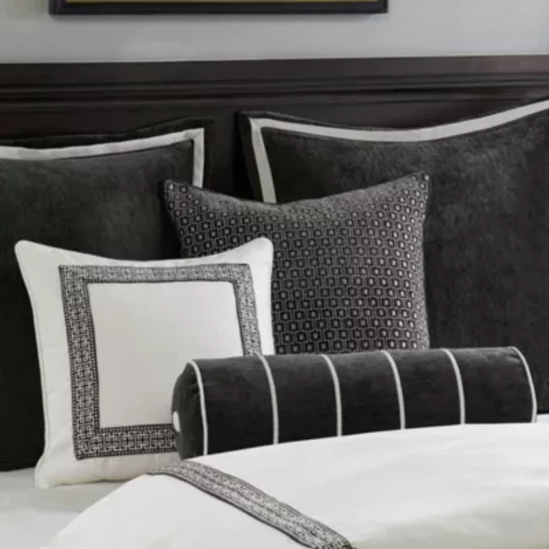 Jarvis Embroidery Oversized Duvet Style Comforter Set