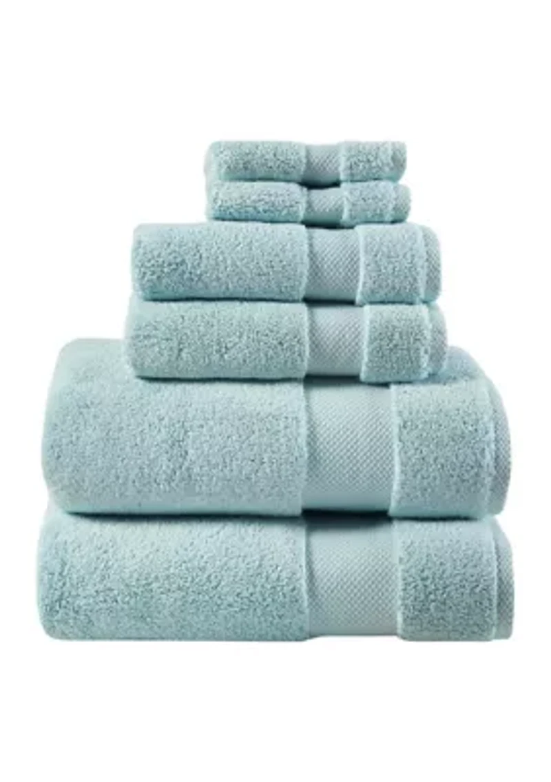 Splendor 1000gsm 100% Cotton 6 Piece Towel Set