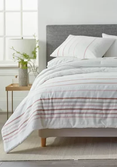 Ombré Stripe Comforter Set