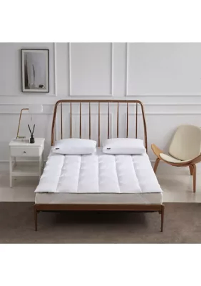 Tencel®/Cotton Blend 90/10 Feather/Down Fiber Mattress Topper