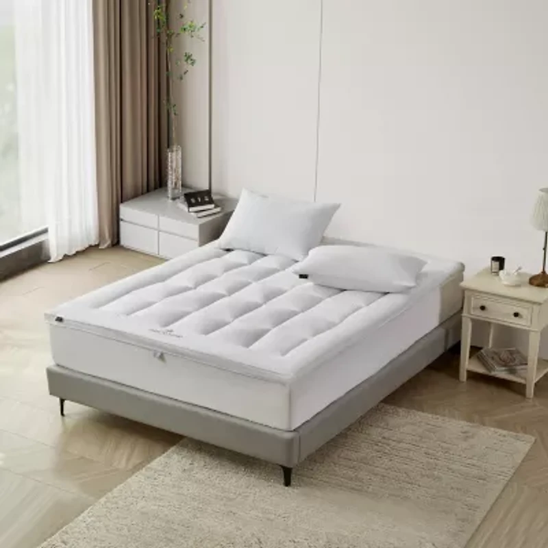 100% Organic Cotton 2-inch Down Alternative Mattress Topper