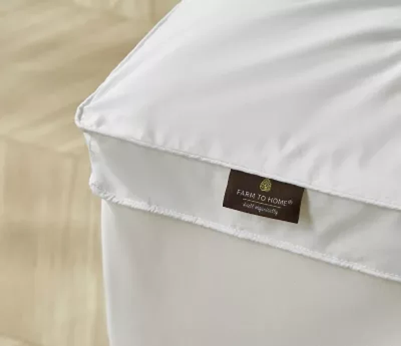 100% Organic Cotton 2-inch Down Alternative Mattress Topper
