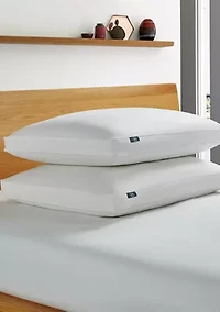 233 Thread Count White Goose Feather And Down Fiber Side Sleeper Pillow - 2 Pack