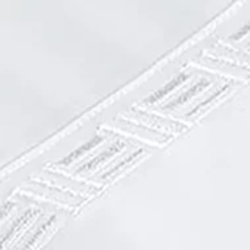 TENCEL™ Lyocell  and Cotton Blend White Cal King Sheet Set with Taupe Embroidery