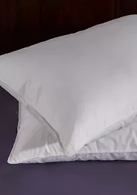 Puredown White Goose Feather and Down Pillow, Queen (Set of 2)