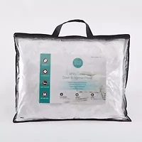 Puredown White Goose Feather and Down Pillow, Queen (Set of 2)