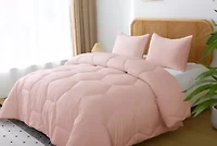 Better Style Home Microfiber Honeycomb Comforter Sets King Dewkist