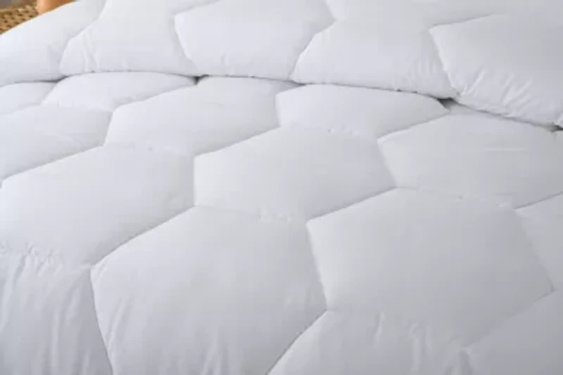 Better Style Home Microfiber Honeycomb Comforter Sets Twin Light Blue