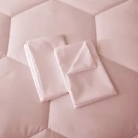 Better Style Home Oversized Microfiber Honeycomb Comforter Sets King White