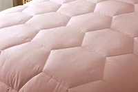 Better Style Home Oversized Microfiber Honeycomb Comforter Insert Queen Dewkist