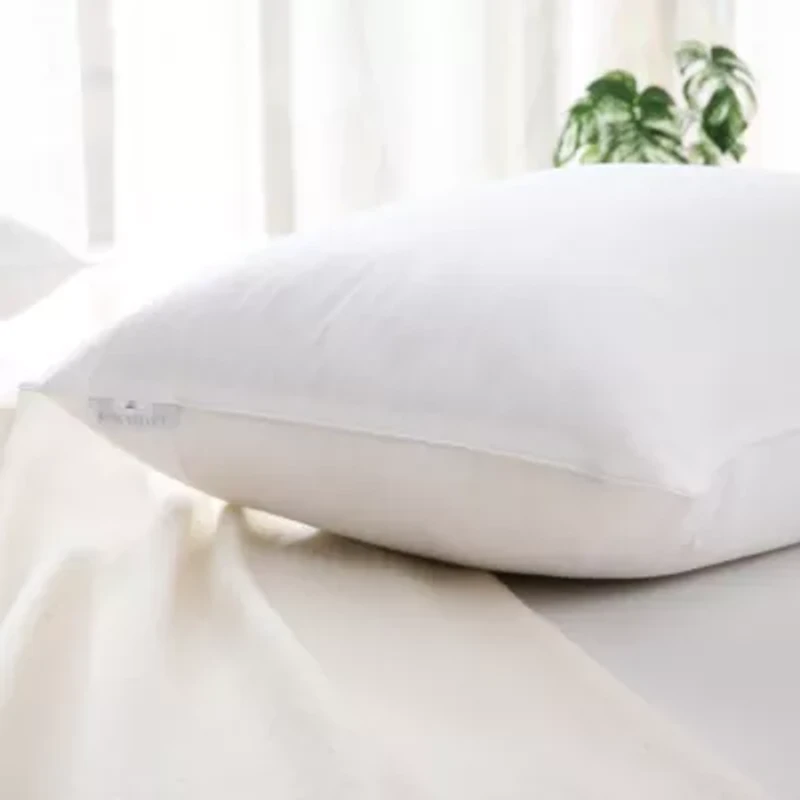 White Goose Feather Down Blend Pillow, Set of 2 King