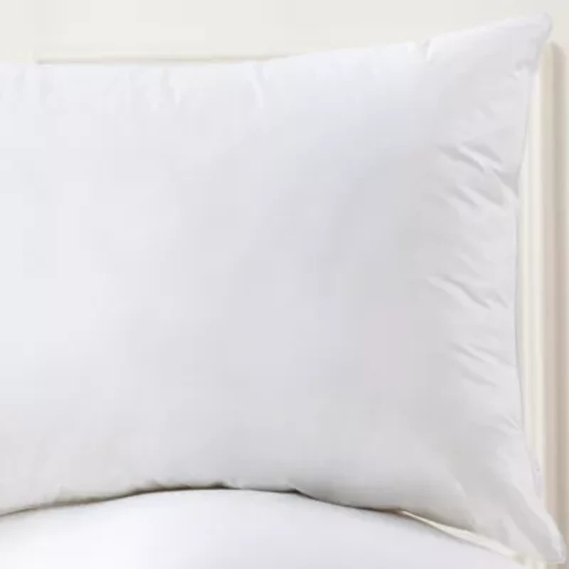 White Goose Feather Down Blend Pillow, Set of 2 King