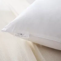 White Goose Feather Down Blend Pillow, Set of 2 King