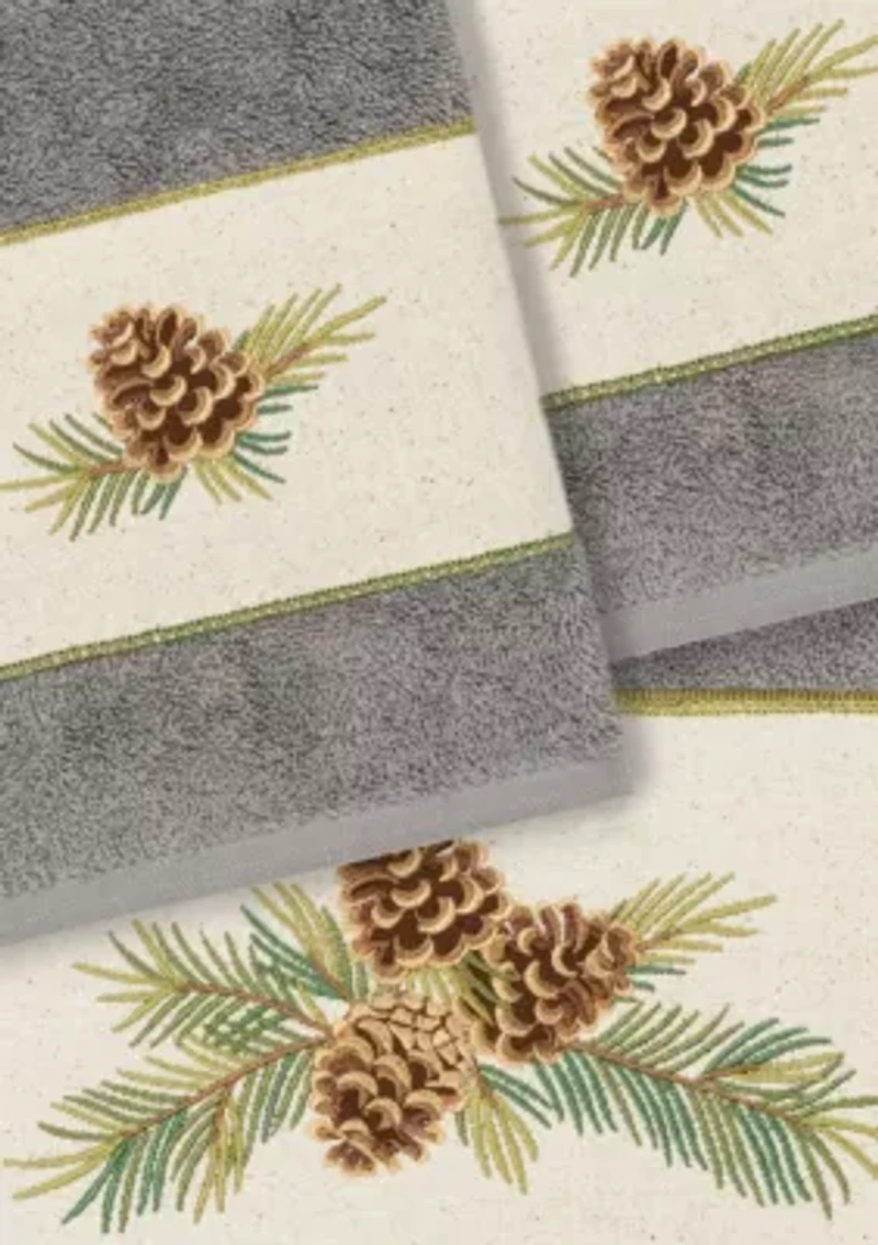 PIERRE 3PC Embellished Towel Set