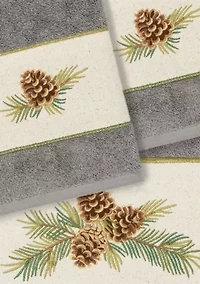 PIERRE 3PC Embellished Towel Set