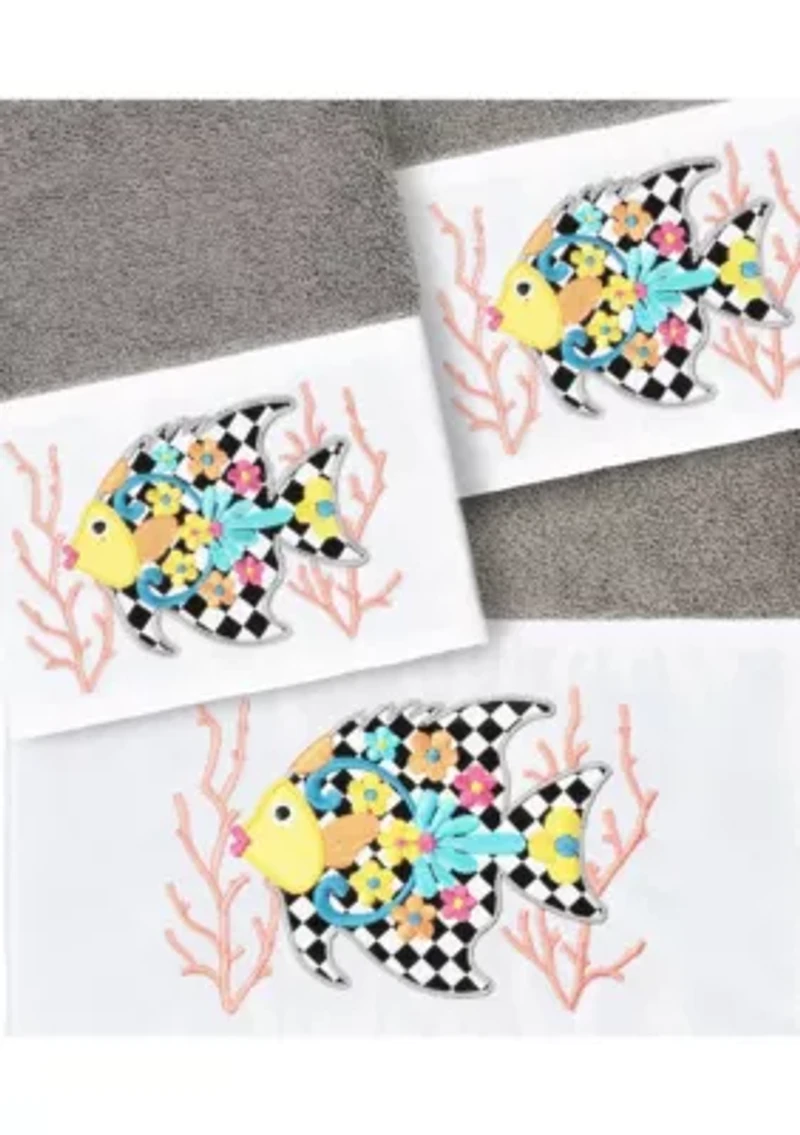 FELIZ 3PC Embellished Towel Set