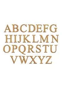 Personalized Novelty Hand Towels (Set of 2) in Gold Bookman Font