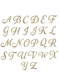 Personalized Novelty Hand Towels (Set of 2) Gold Linum Font