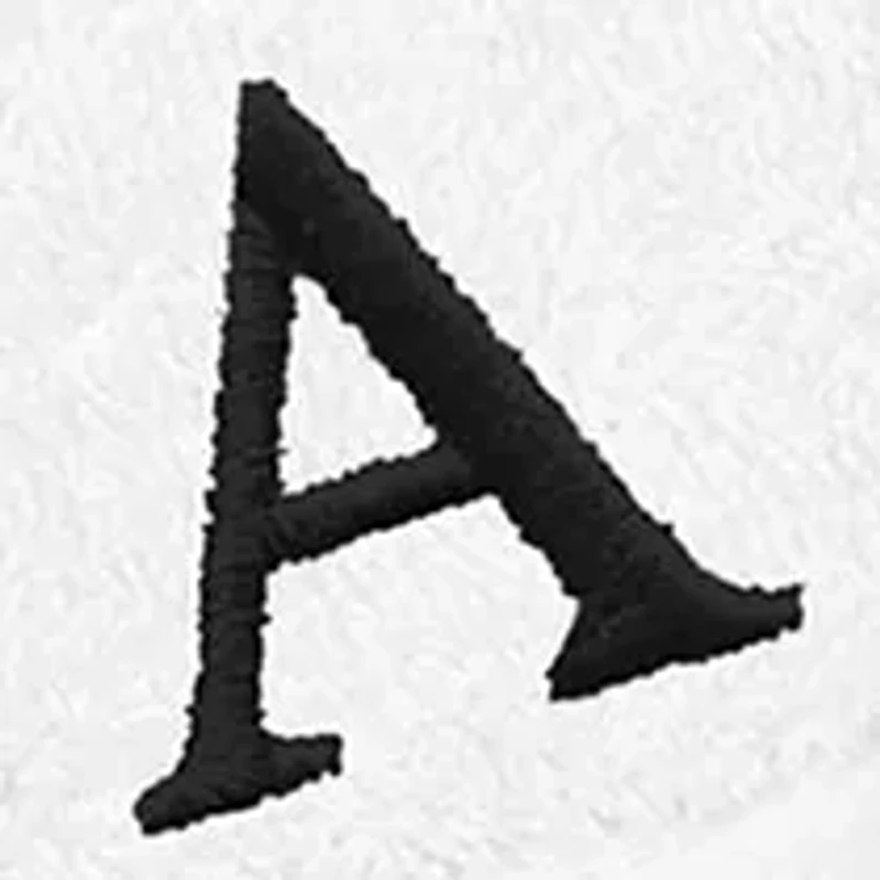 Personalized Denzi Hand Towels (Set of 2) Black Font