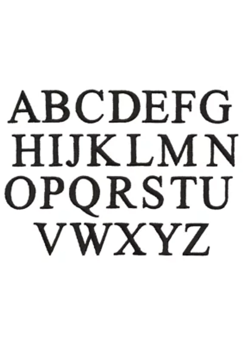 Personalized Denzi Hand Towels (Set of 2) Black Font