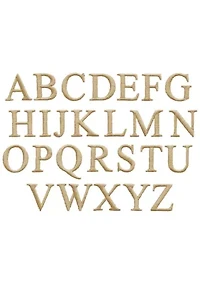 Personalized Denzi Hand Towels (Set of 2) Gold Font