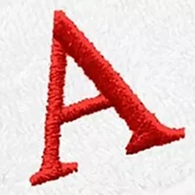 Personalized Denzi Hand Towels (Set of 2) Red Font