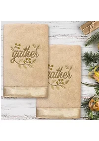 GATHER - Embroidered Hand Towel