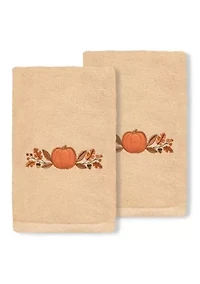 Harvest Bounty - Embroidered Hand Towels (Set of 2)