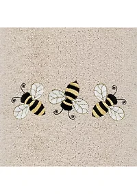 Bee Dance - Embroidered Hand Towels (Set of 2)