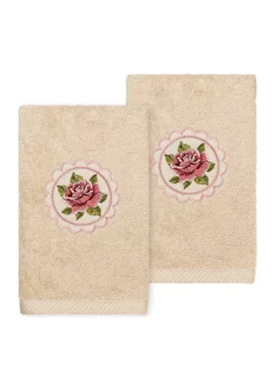 Rosalee - Embroidered Hand Towels (Set of 2)