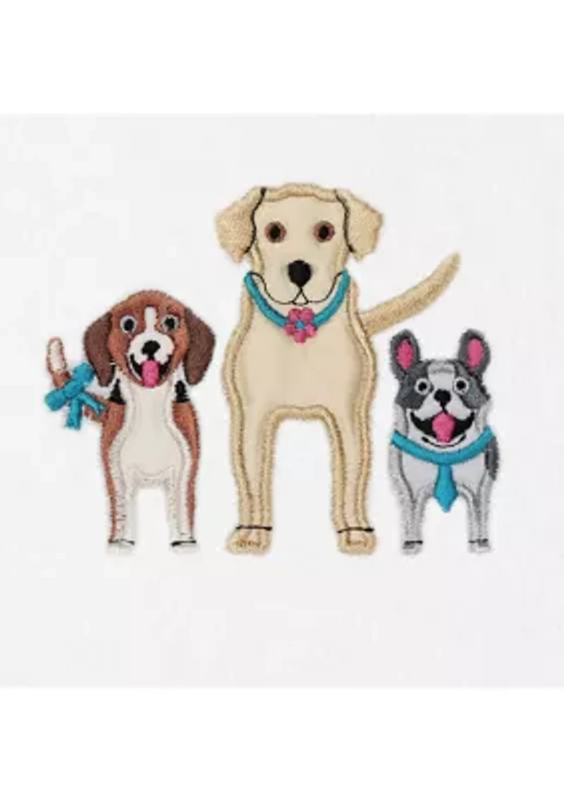 DOGS - Embroidered Hand Towels (Set of 2)