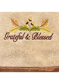 BLESSED - Embroidered Hand Towel