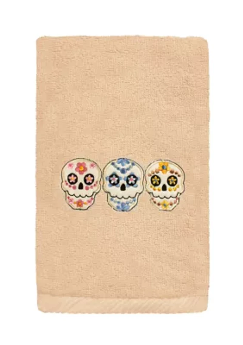 Skulls - Embroidered Hand Towel