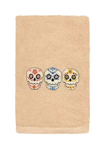 Skulls - Embroidered Hand Towel