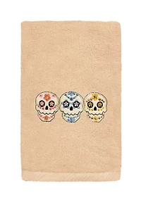 Skulls - Embroidered Hand Towel