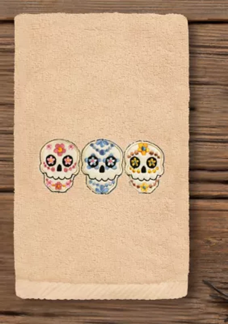 Skulls - Embroidered Hand Towel