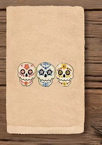 Skulls - Embroidered Hand Towel