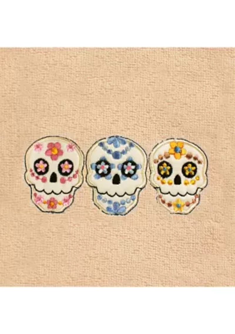 Skulls - Embroidered Hand Towel