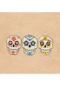 Skulls - Embroidered Hand Towel