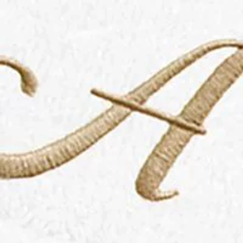 Personalized Denzi Hand Towels (Set of 2) Gold Linum Font