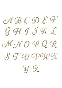 Personalized Denzi Hand Towels (Set of 2) Gold Linum Font