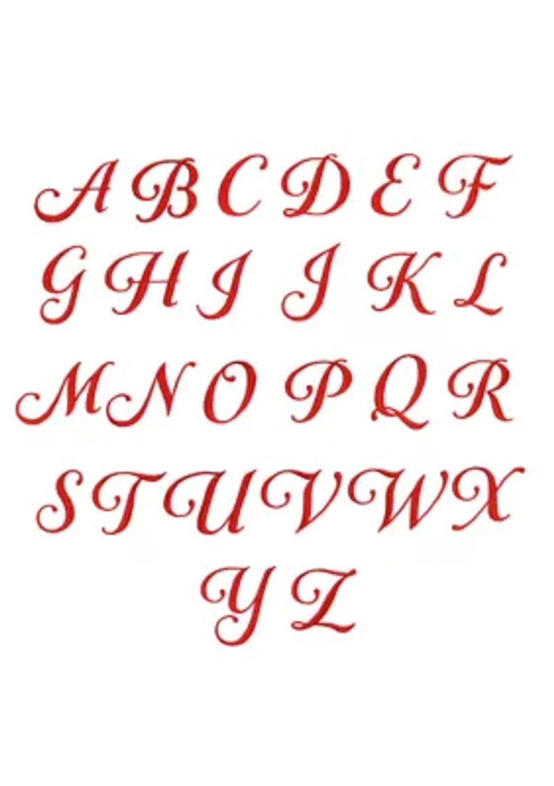 Personalized Denzi Hand Towels (Set of 2) Red Linum Font