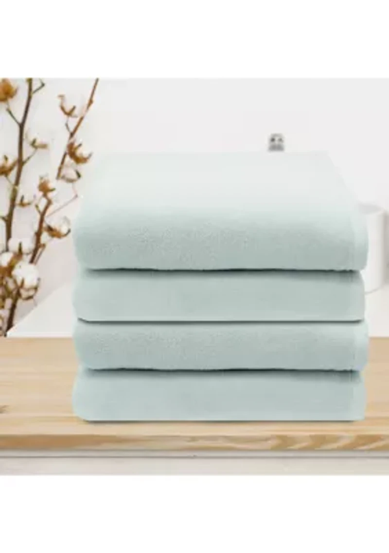 Ediree Bath Towels (Set of 4)
