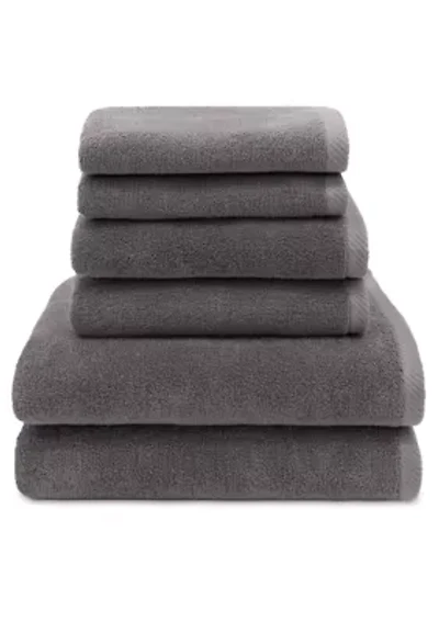 Ediree 6 Piece Towel Set