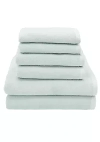 Ediree 6 Piece Towel Set